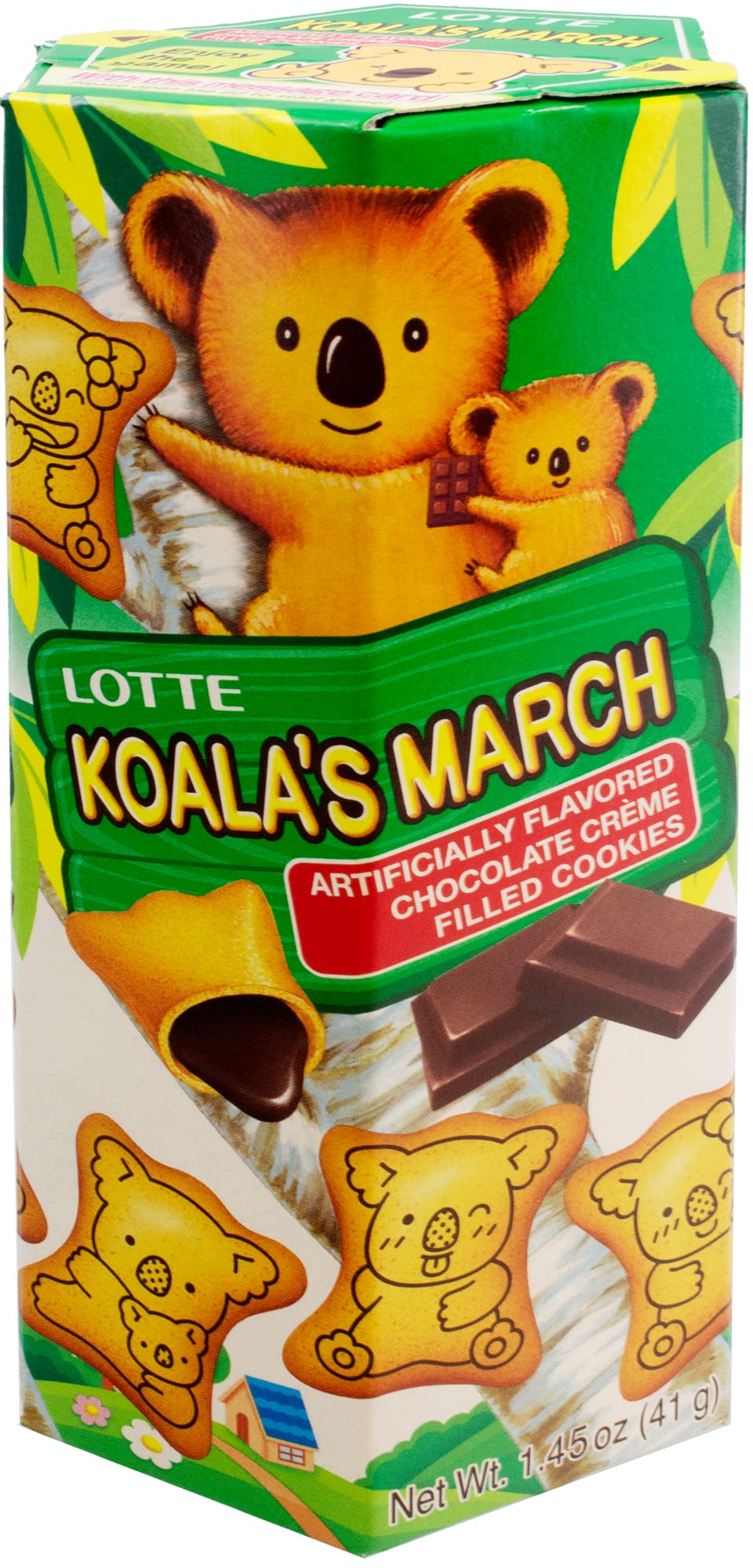 Lotte Koala's March Cookie with Chocolate Cream, 1.45 oz - Collins Global Snack Store