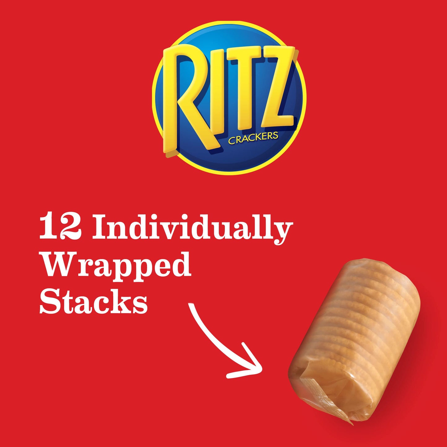 RITZ Fresh Stacks Original Crackers, Party Size, Travel Snacks, 23.7 oz (16 Multi Snack Packs)