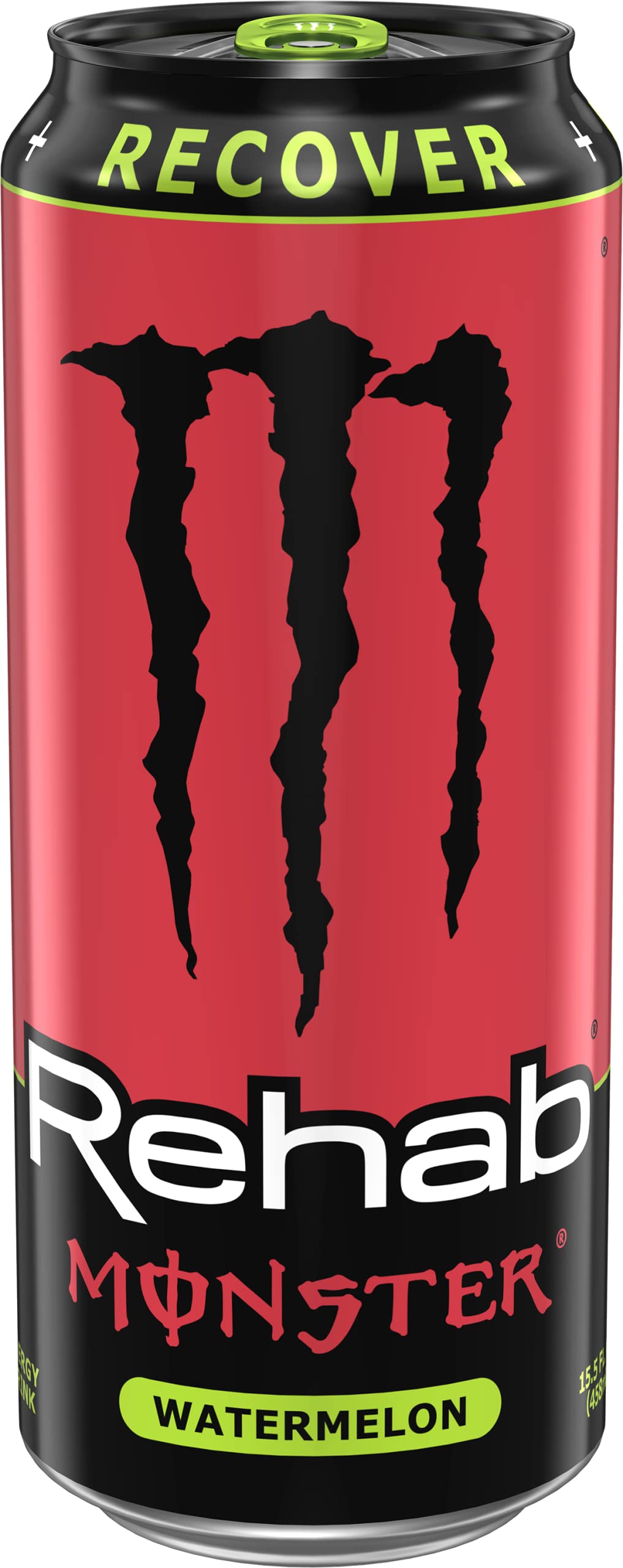 Monster Rehab Peach Tea + Energy, Energy Iced Tea, 15.5 Ounce (Pack of 24) - Collins Global Snack Store