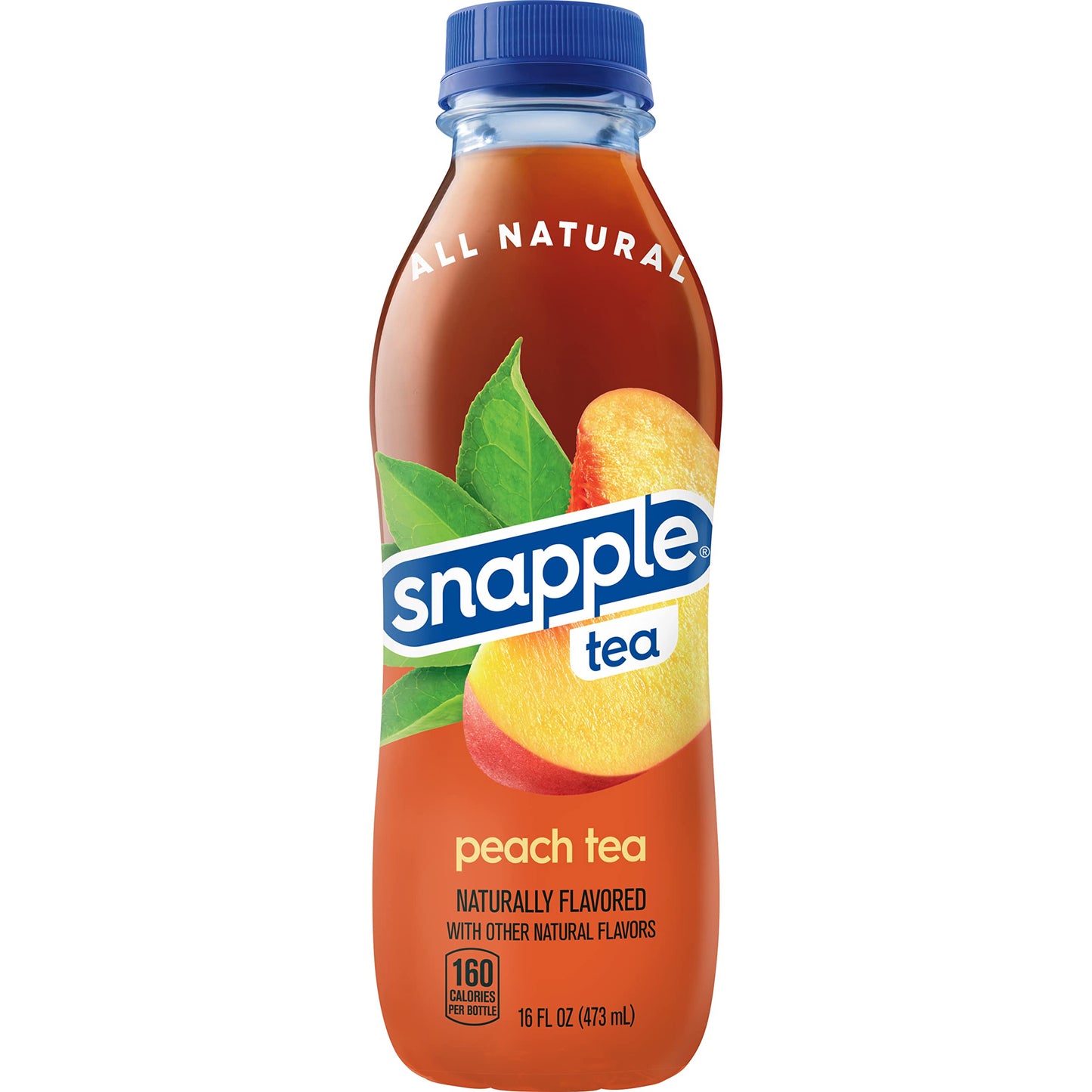 Snapple Zero Sugar Peach Tea, 16 fl oz recycled plastic bottle (Pack of 12) - Collins Global Snack Store