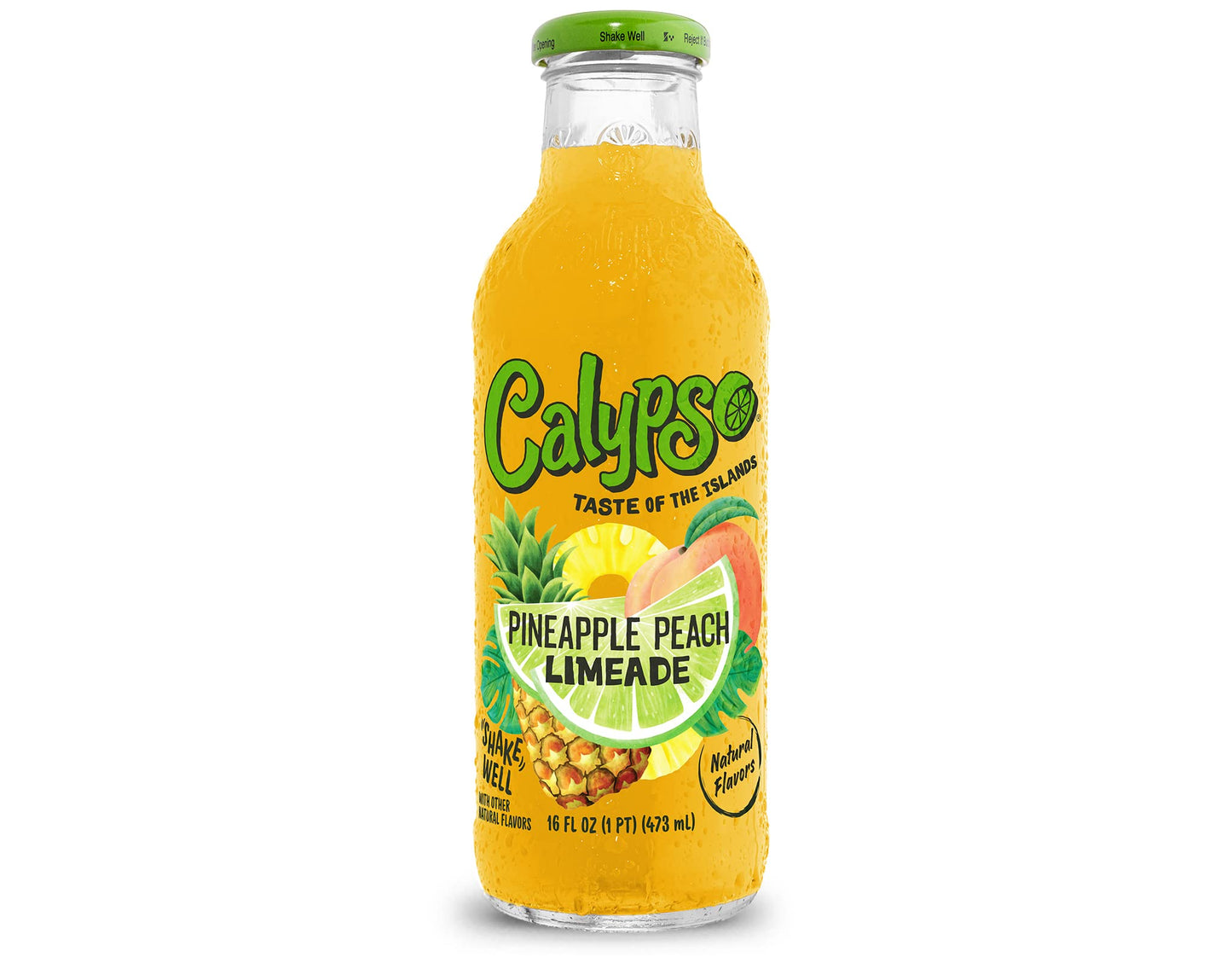 Calypso Lemonades | Made with Real Fruit and Natural Flavors | Original Lemonade, 16 Fl Oz (Pack of 12) - Collins Global Snack Store