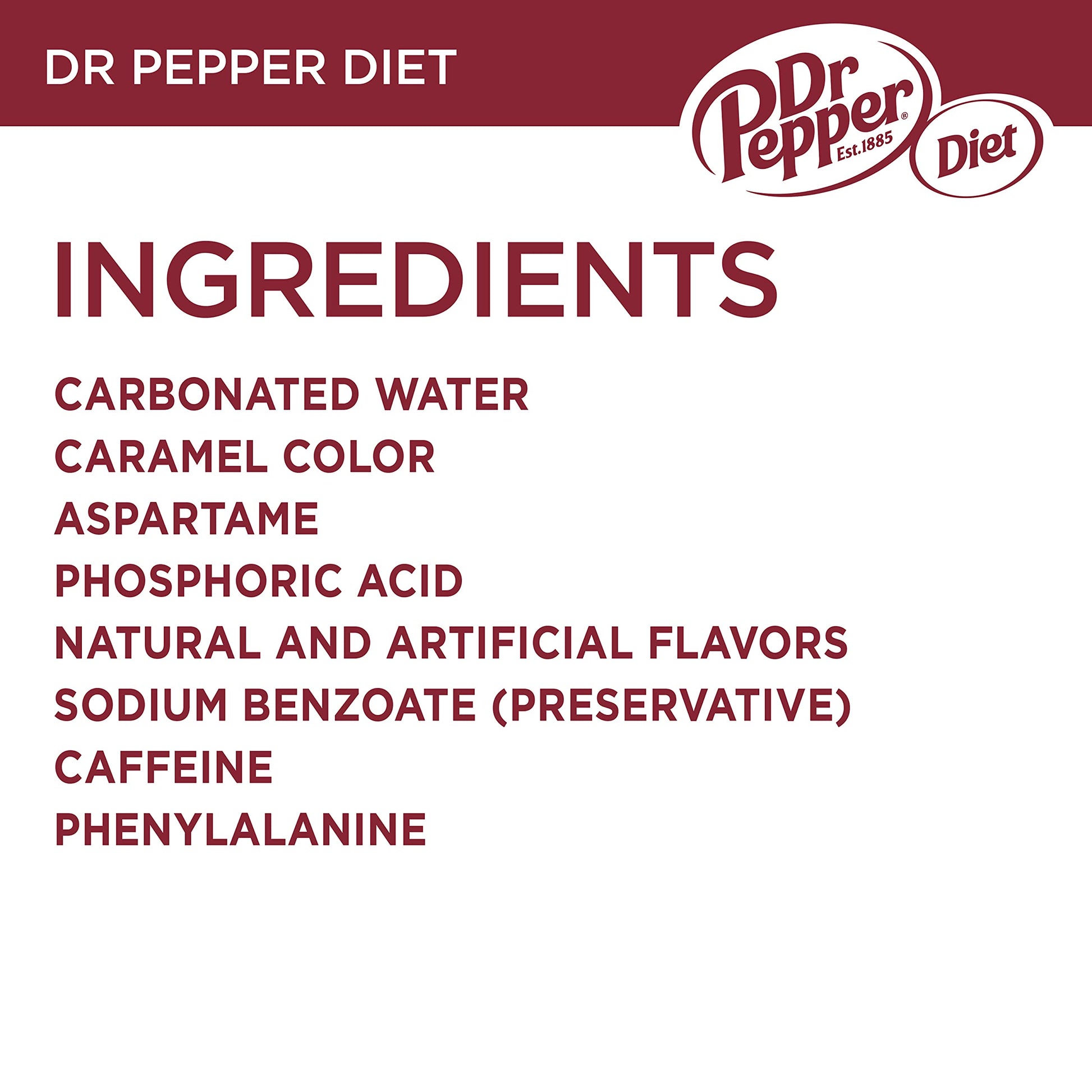Dr Pepper Soda, 12 fl oz cans, 12 pack - Collins Global Snack Store