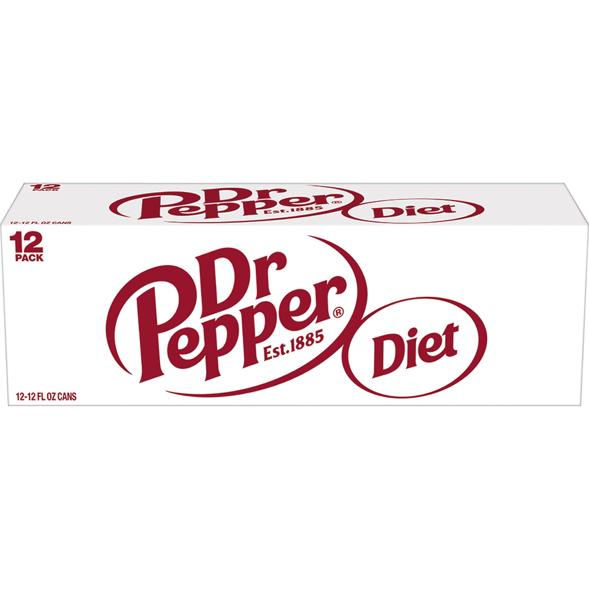 Dr Pepper Soda, 12 fl oz cans, 12 pack - Collins Global Snack Store