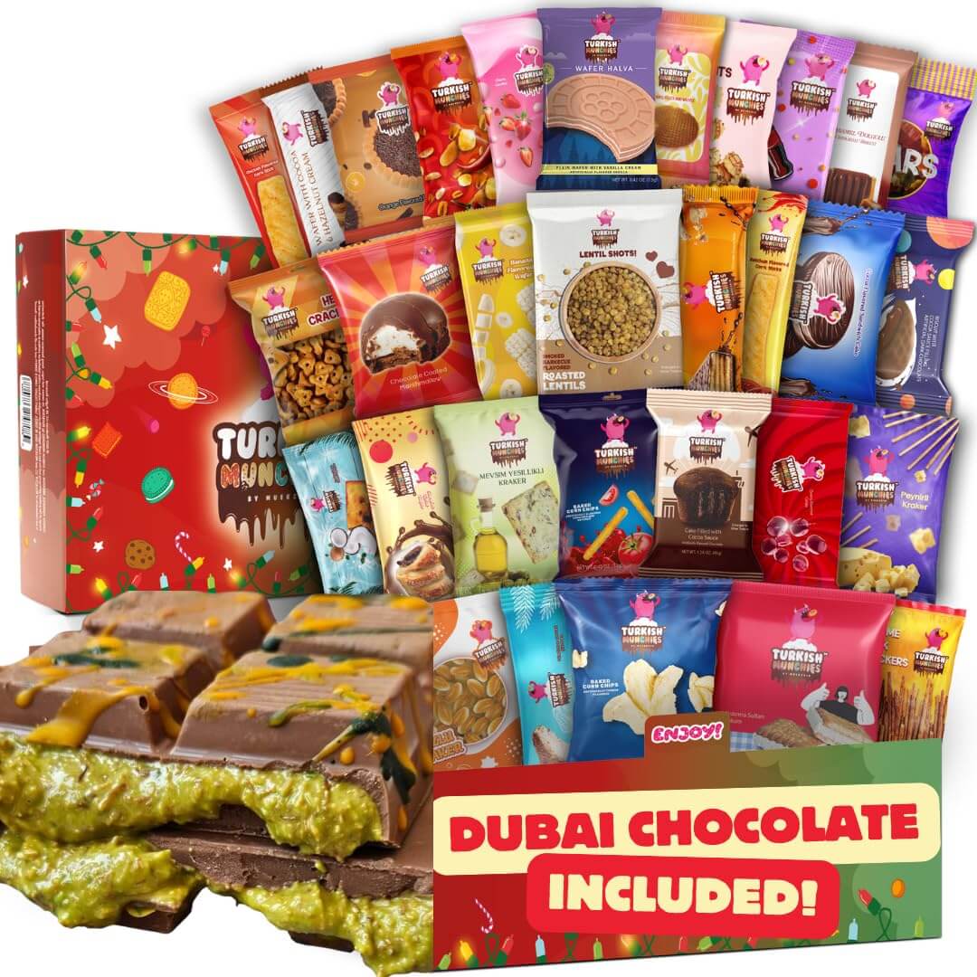 Maxi International Snack Box | Unique Snack Food Gifts Included | Celebration Theme | Candies from Around the World | 21 Full-Size + 1 Bonus Snacks - Collins Global Snack Store
