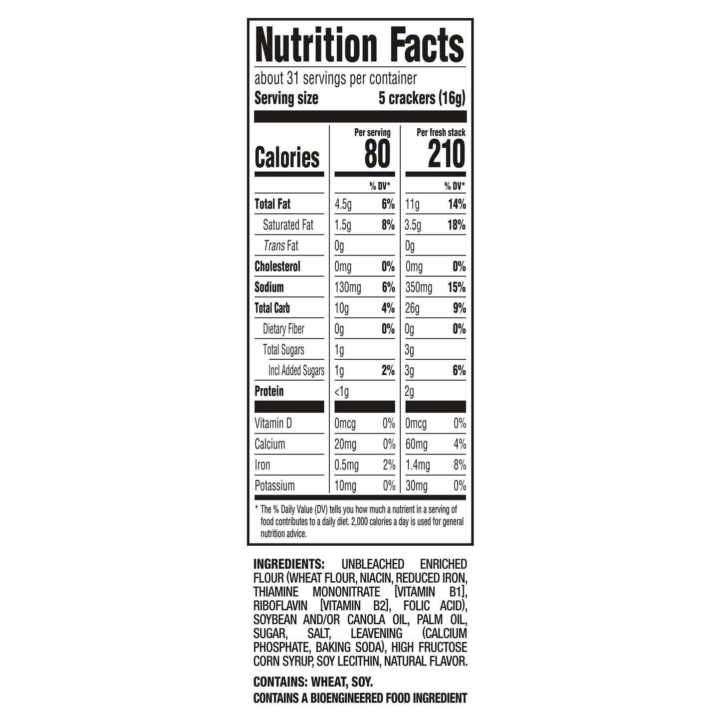 RITZ Fresh Stacks Original Crackers, Party Size, Travel Snacks, 23.7 oz (16 Multi Snack Packs)