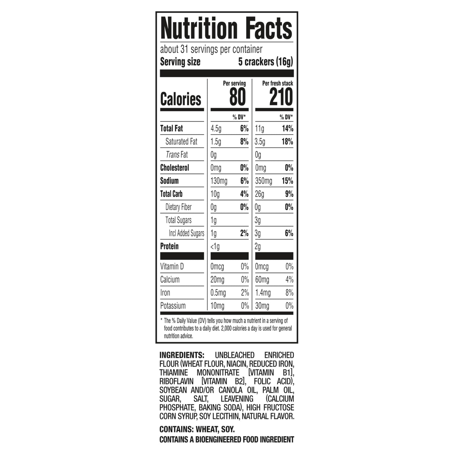 RITZ Fresh Stacks Original Crackers, Party Size, Travel Snacks, 23.7 oz (16 Multi Snack Packs)