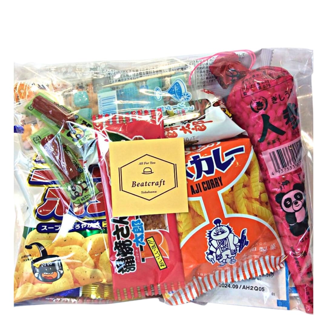 Beatcraft™ Japanese Dagashi Assortment Happy Set Pack (Regular) - Collins Global Snack Store