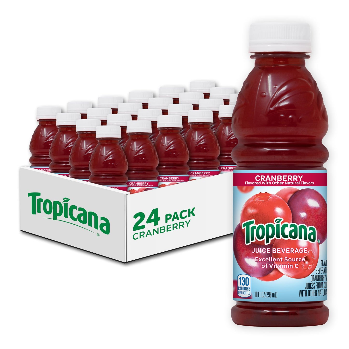 Tropicana 100% Juice 3-flavor Classic Variety Pack,10 Fl Oz (Pack of 24) - Collins Global Snack Store