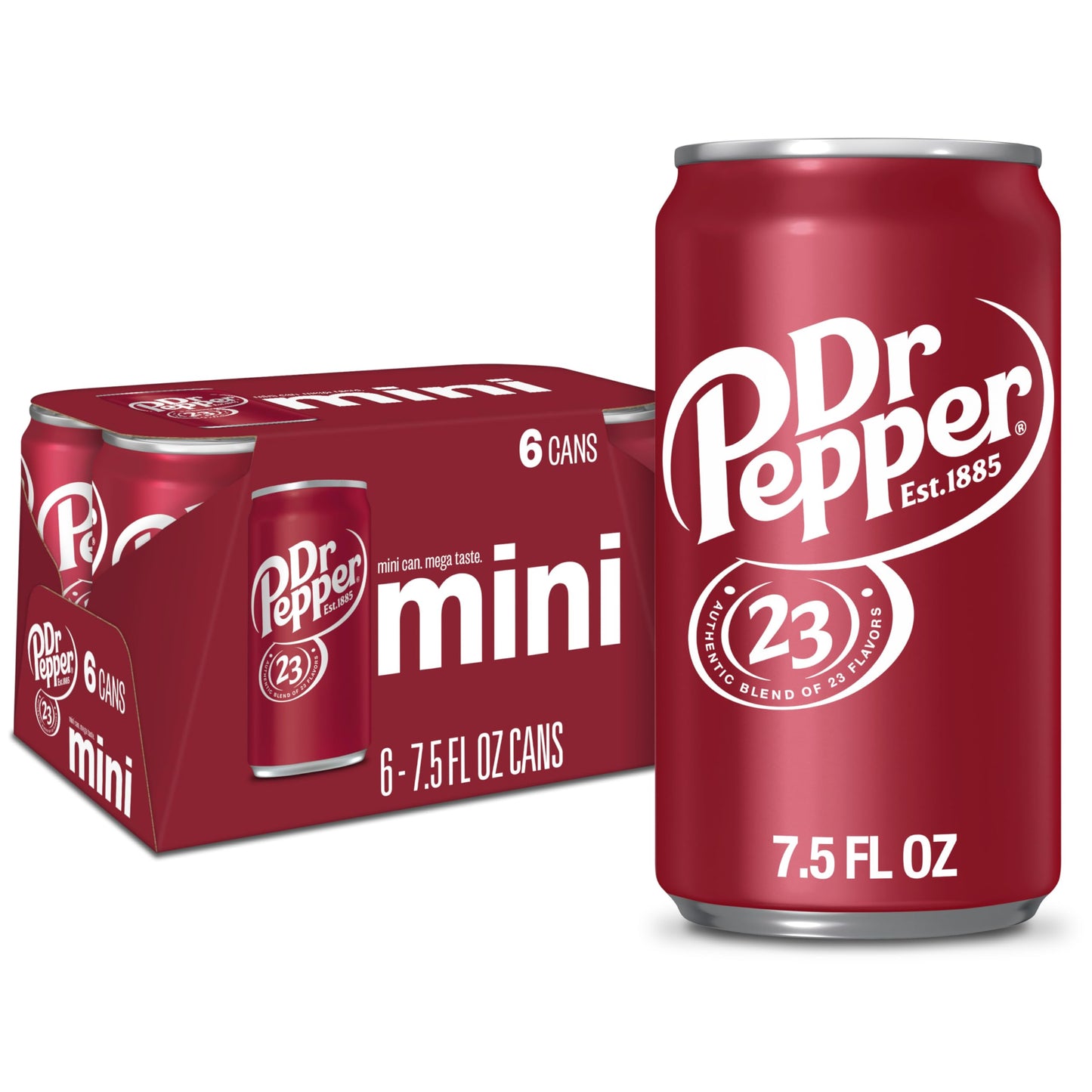DR PEPPER - 16.9 OZ, 6 PK - Collins Global Snack Store