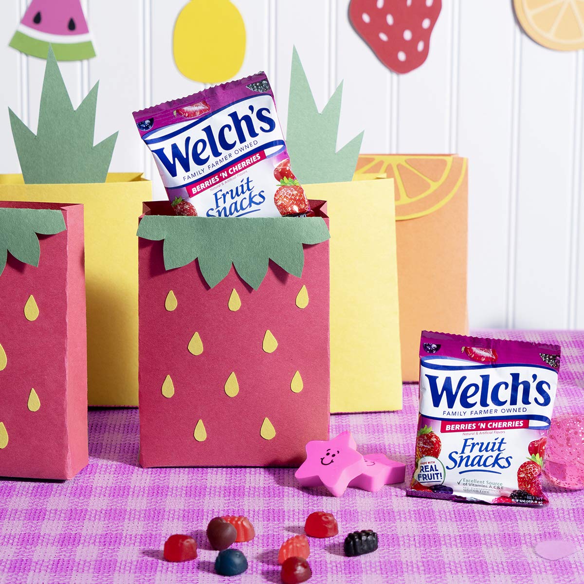 Welch's Fruit Snacks, Mixed Fruit Snack Box, Gluten Free, 0.8oz Snack Packs (Pack of 40) - Collins Global Snack Store