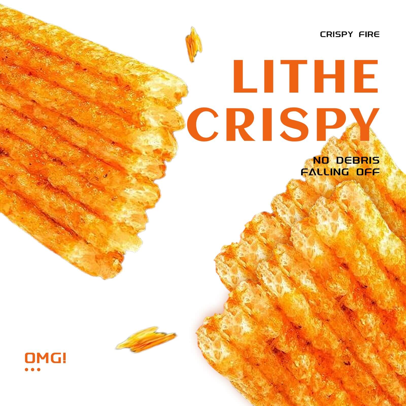 Chinese Spicy Latiao Gluten Strips - crispy and flavorful gluten snacks coated in bold spices.