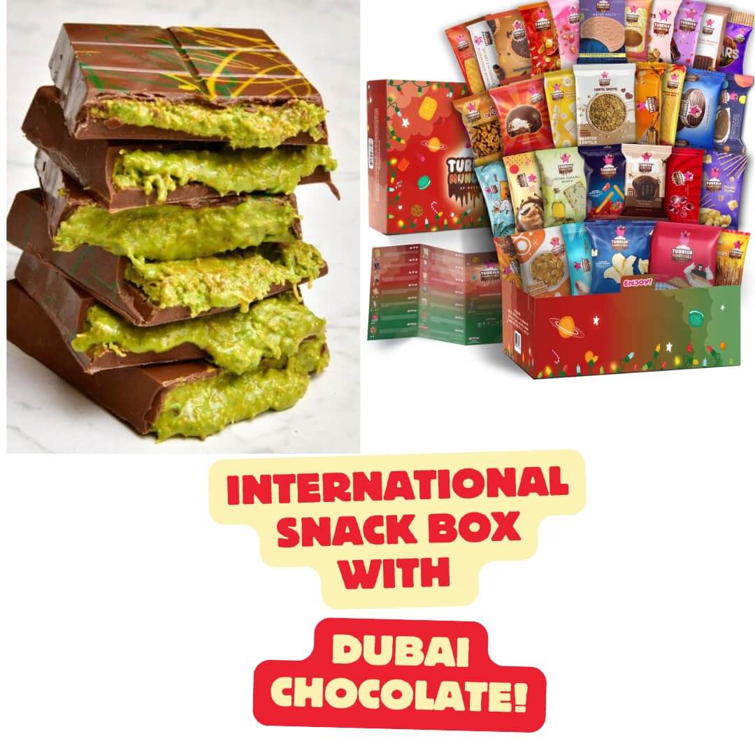 Maxi International Snack Box | Unique Snack Food Gifts Included | Celebration Theme | Candies from Around the World | 21 Full-Size + 1 Bonus Snacks - Collins Global Snack Store