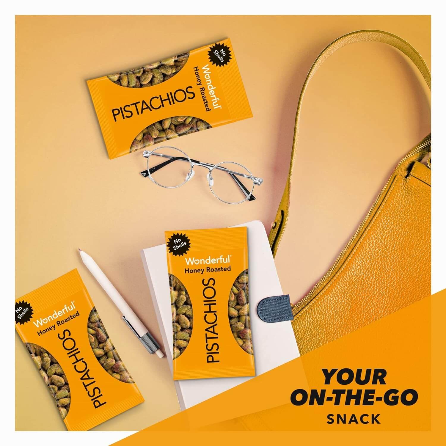 Wonderful Pistachios No Shells, 3 Flavors Mixed Variety Pack of 9 (0.75 Ounce), Roasted & Salted Nuts (4), Chili (3), Honey (2), Protein Snacks, Gluten Free, Pantry Staples, Healthy Snacks Variety Pack for Adults, Stocking Stuffers - Collins Global Snack Store