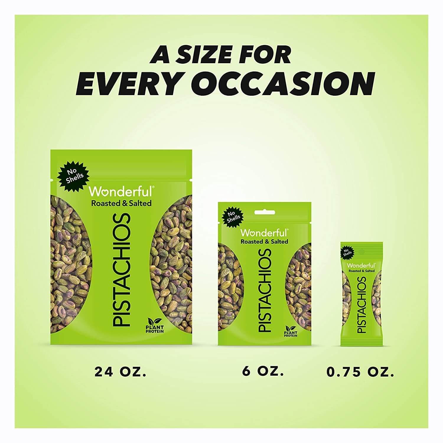 Wonderful Pistachios No Shells, 3 Flavors Mixed Variety Pack of 9 (0.75 Ounce), Roasted &amp; Salted Nuts (4), Chili (3), Honey (2), Protein Snacks, Gluten Free, Pantry Staples, Healthy Snacks Variety Pack for Adults, Stocking Stuffers - Collins Global Snack Store