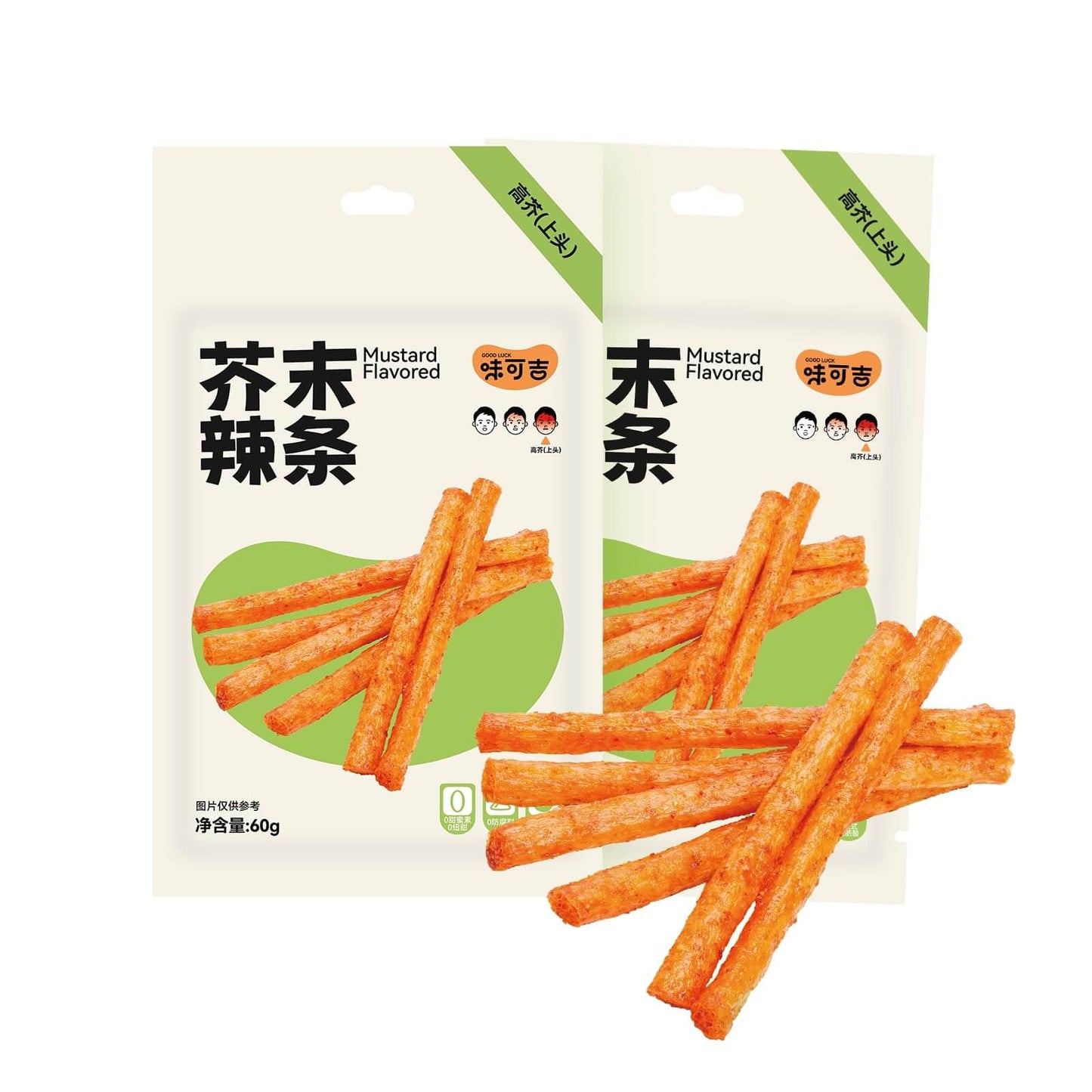 Spicy Strips - Spicy Gluten Latiao, Chinese Special Casual Snack Food, Made From Wheat/Chili/Spice, Low Sugar and Low Calories, Best Vegan, 78g (Pack of 2) - Collins Global Snack Store