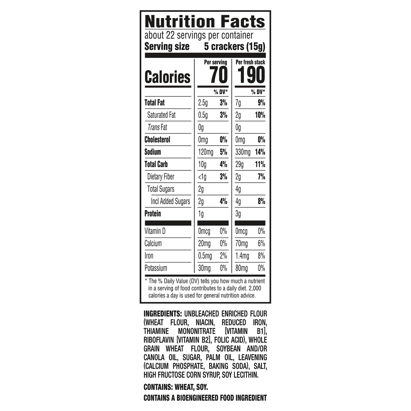 RITZ Fresh Stacks Original Crackers, Party Size, Travel Snacks, 23.7 oz (16 Multi Snack Packs)