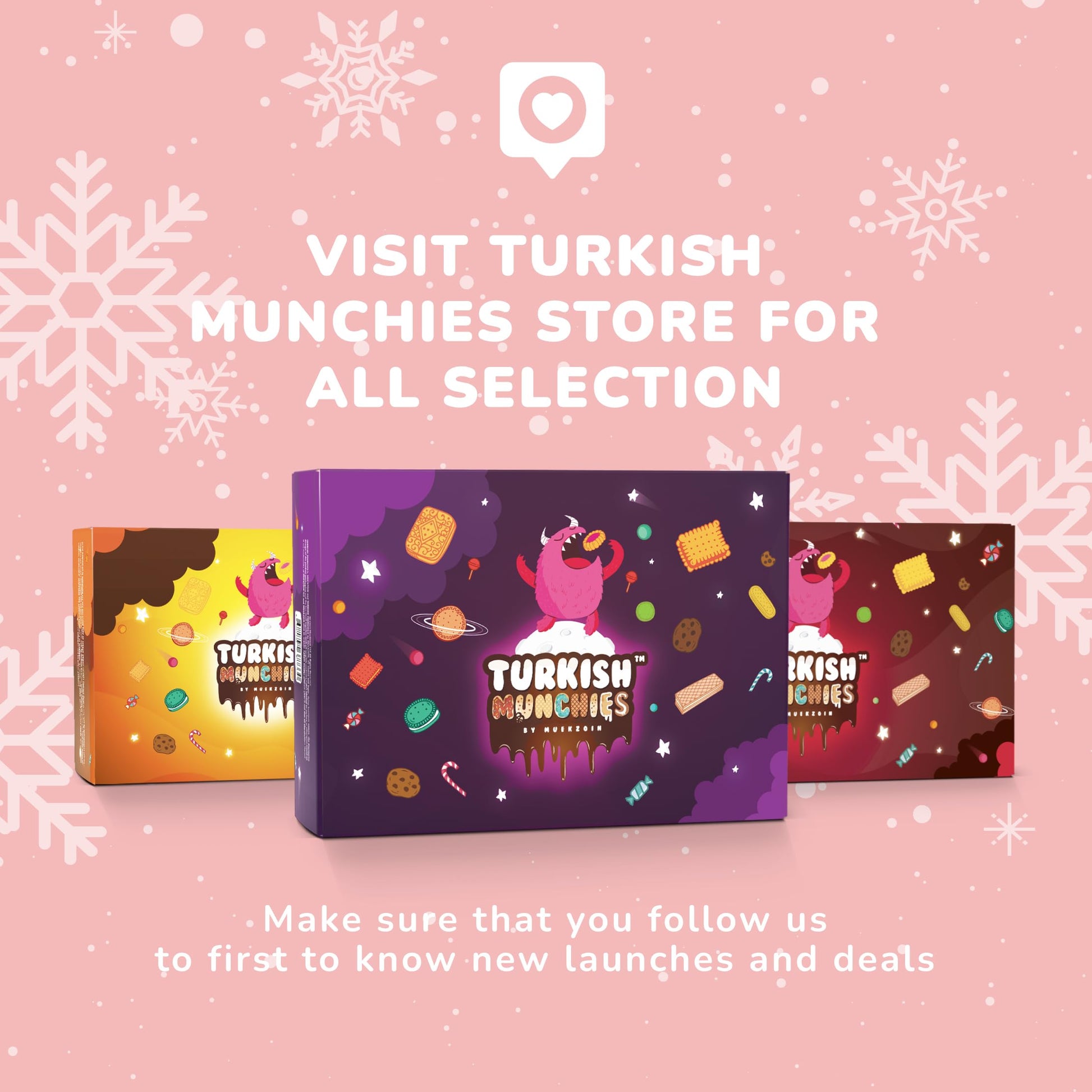 Turkish Munchies by Muekzoin Midi International Snack Box | Premium and Exotic Foreign Unique Snack Food Gifts Included | Try Extraordinary Turkish Gourmet Snacks | Candies from Around the World | Fantastic Space Themed Box | 12 Full-Size Snacks - Collins Global Snack Store