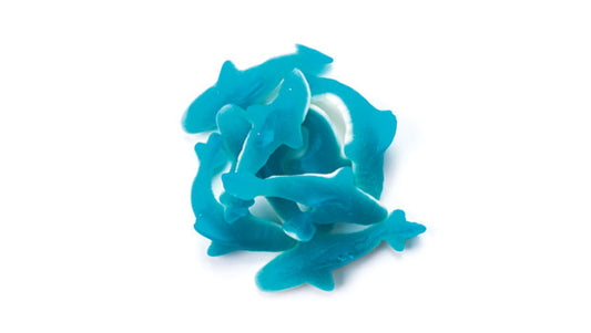Gummy Blue Sharks Candy - 26.5 LB Box - Premium Candies & Gummies-0