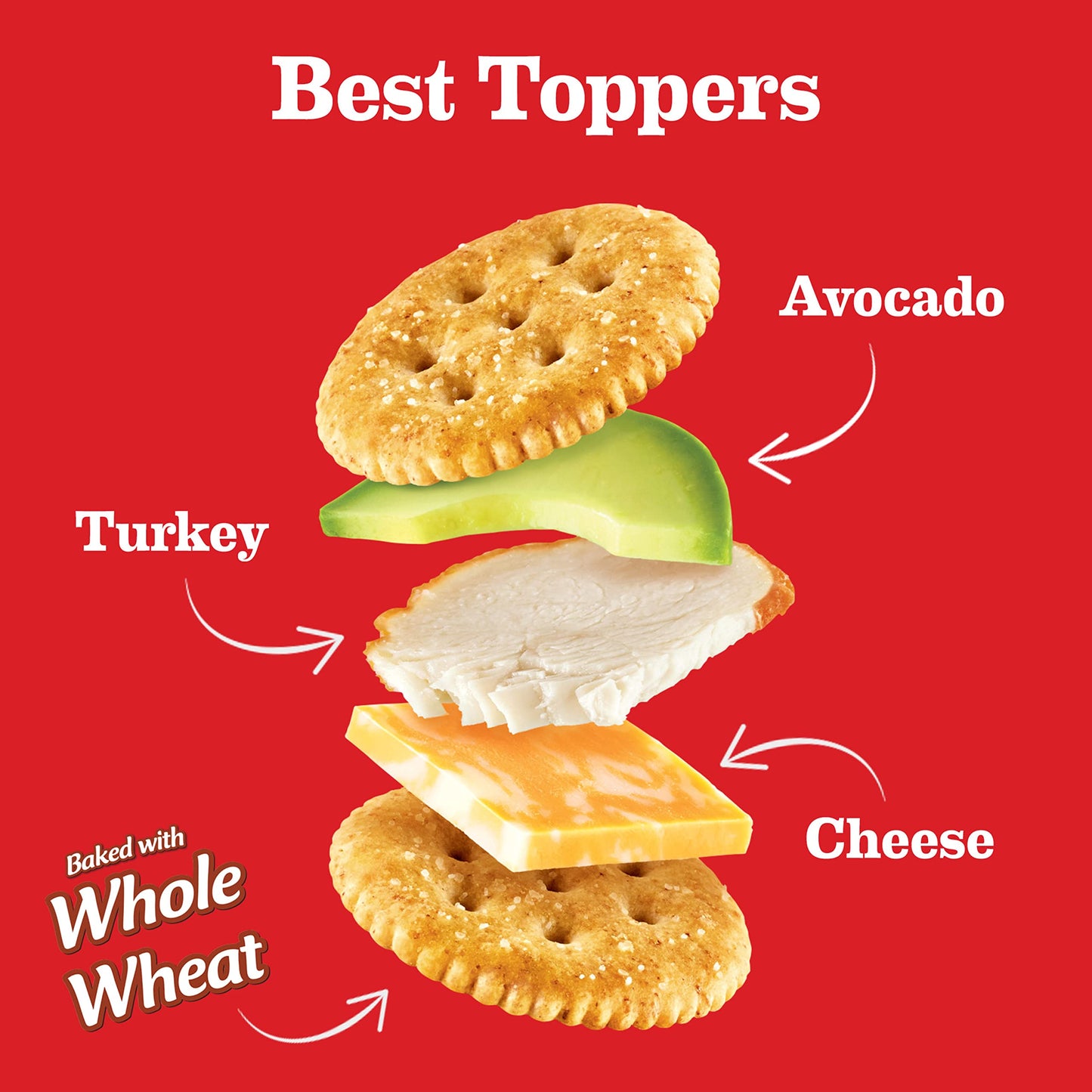 RITZ Fresh Stacks Original Crackers, Party Size, Travel Snacks, 23.7 oz (16 Multi Snack Packs)