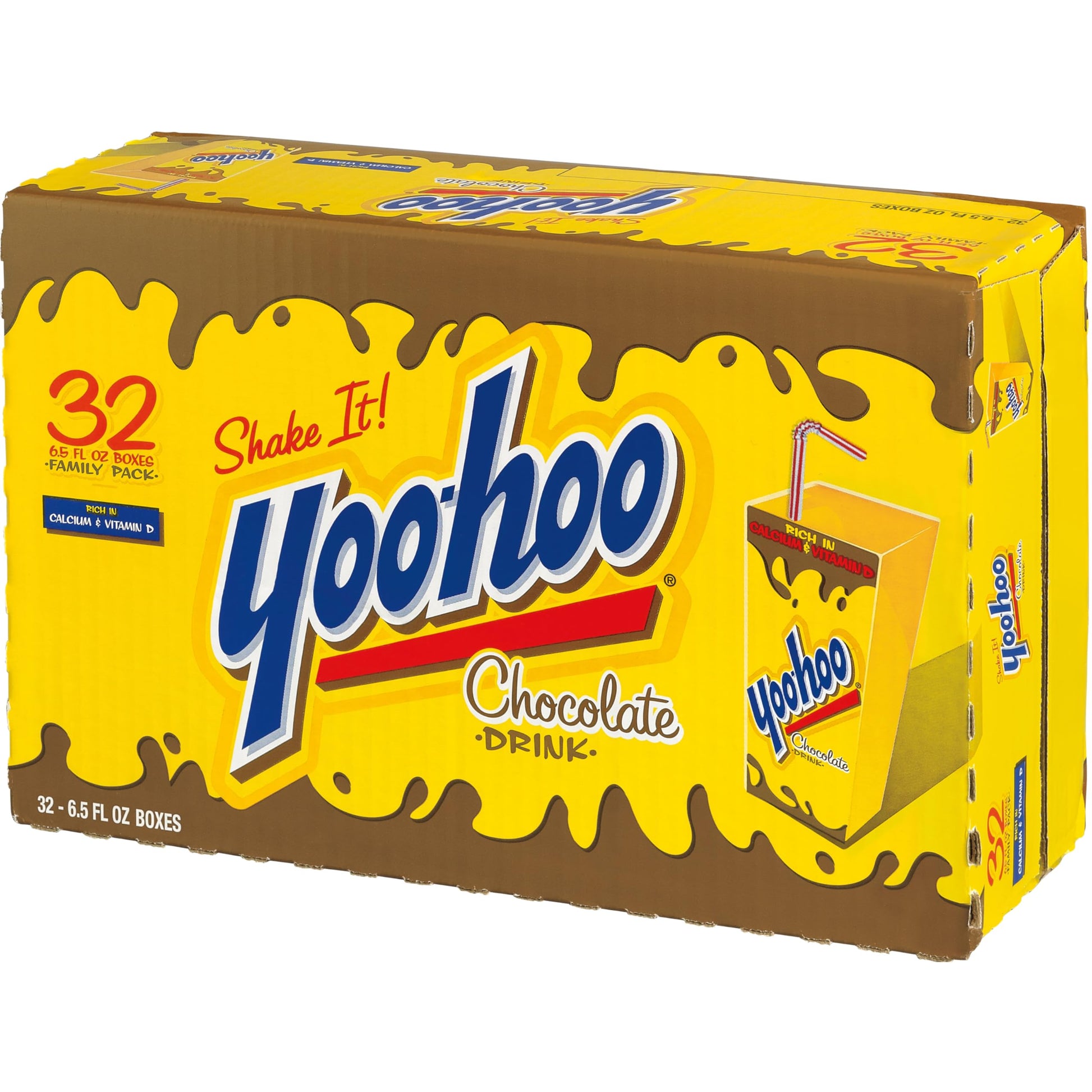 Yoo-hoo Chocolate Drink, 6.5 fl oz boxes, 32 pack - Collins Global Snack Store