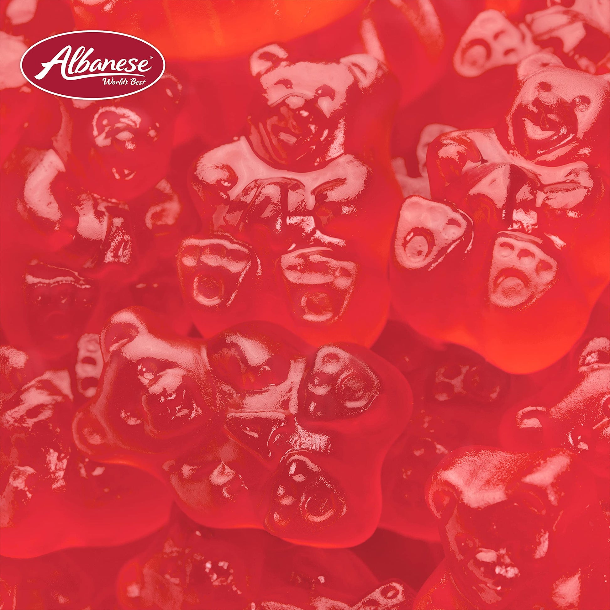 Albanese World's Best 12 Flavor Gummi Bears | 5lbs of Candy | 12 Unique Flavors, Gluten Free, Fat Free, Soft and Chewy Gummy | Cherry, Blue Raspberry, Mango and More | Great Snack for Travel and Kids - Collins Global Snack Store