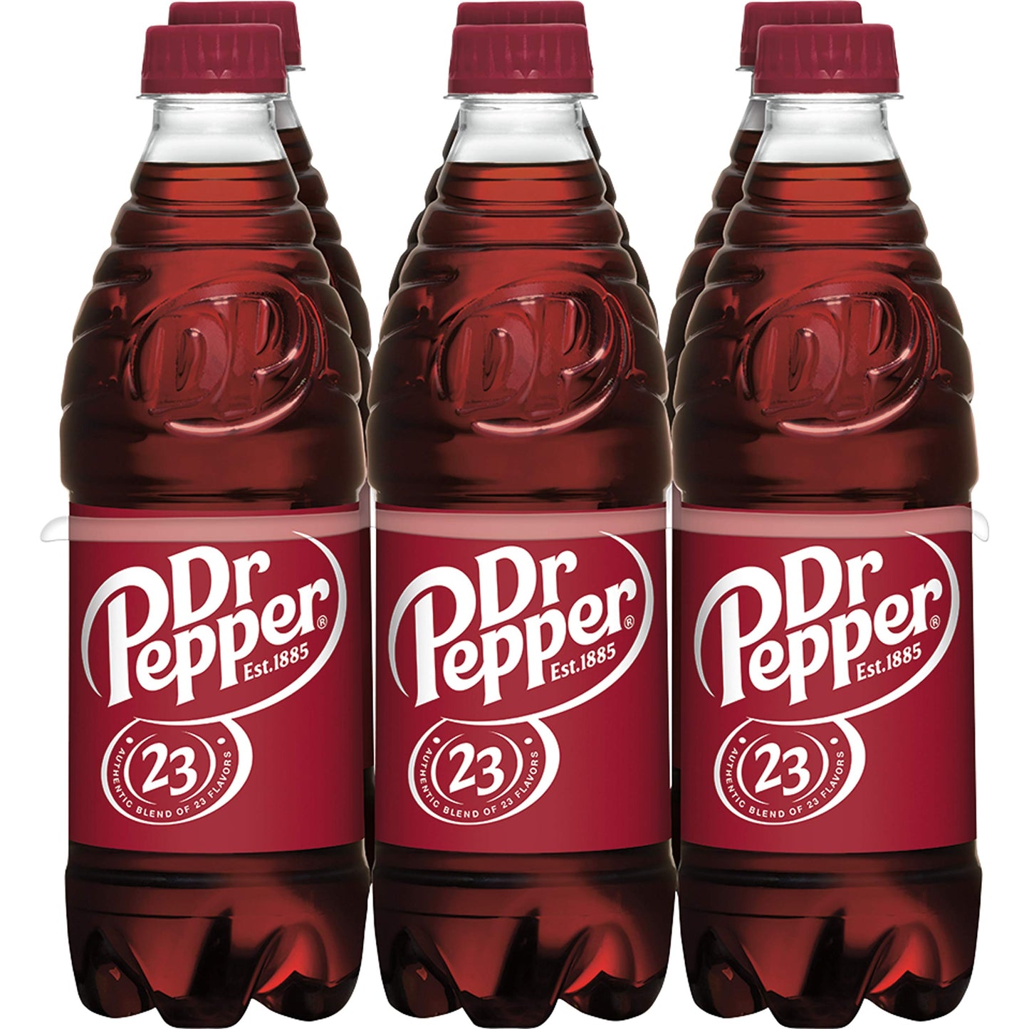 DR PEPPER - 16.9 OZ, 6 PK - Collins Global Snack Store