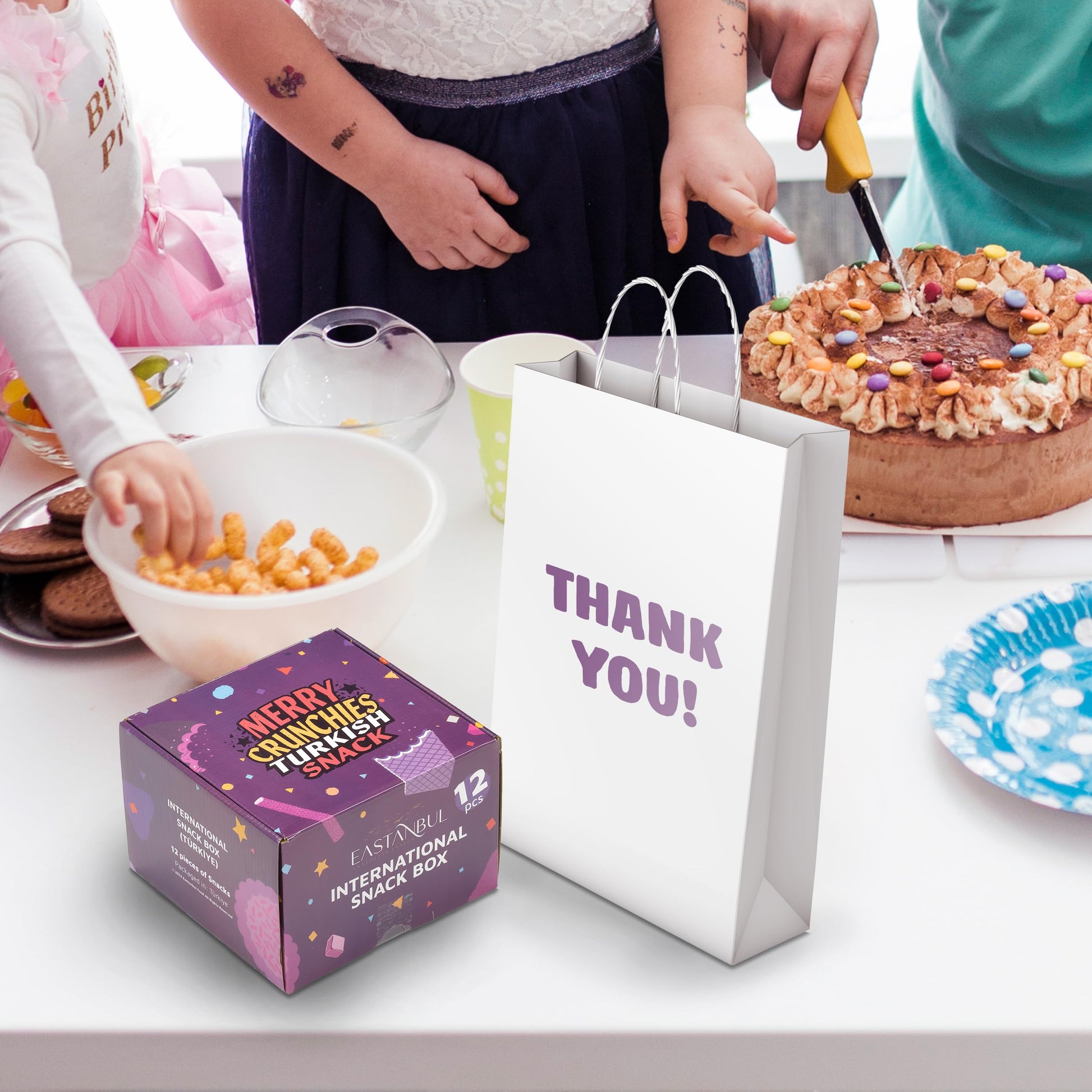 Eastanbul International Snack Box, Premium 12 Full-Size Foreign Snack Box, From Around The World International, Sweet, Savory, Chewy, Crunchy - Collins Global Snack Store