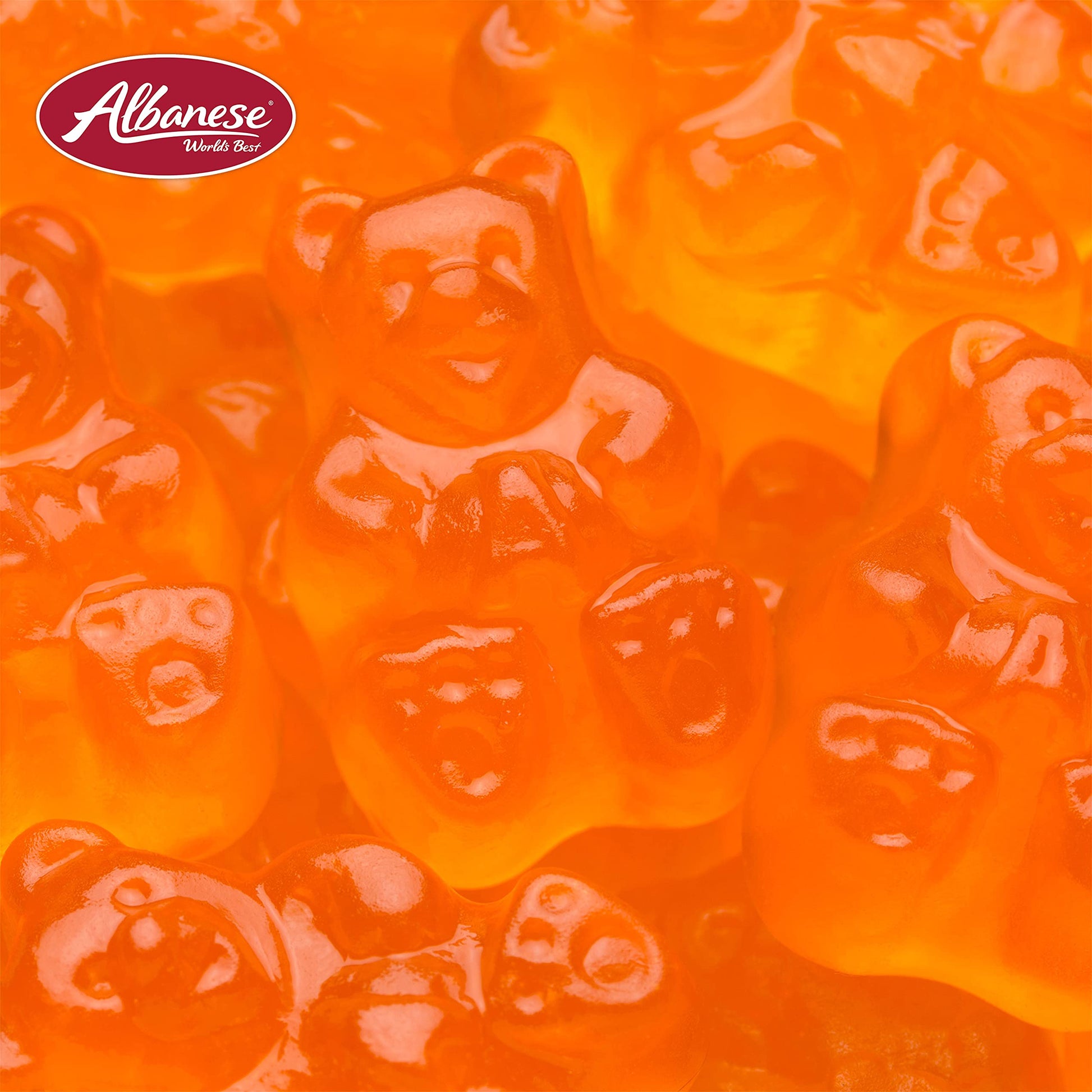 Albanese World's Best 12 Flavor Gummi Bears | 5lbs of Candy | 12 Unique Flavors, Gluten Free, Fat Free, Soft and Chewy Gummy | Cherry, Blue Raspberry, Mango and More | Great Snack for Travel and Kids - Collins Global Snack Store