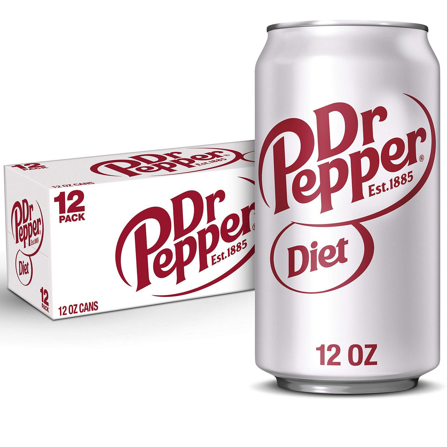 Dr Pepper Soda, 12 fl oz cans, 12 pack - Collins Global Snack Store