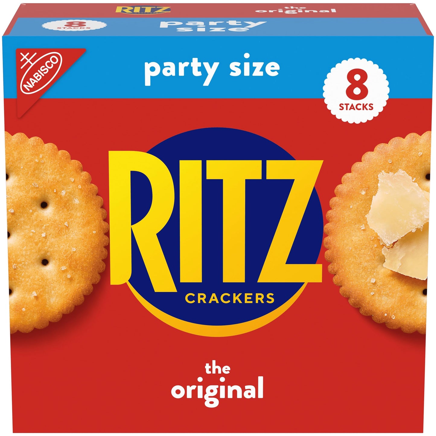 RITZ Fresh Stacks Original Crackers, Party Size, Travel Snacks, 23.7 oz (16 Multi Snack Packs)