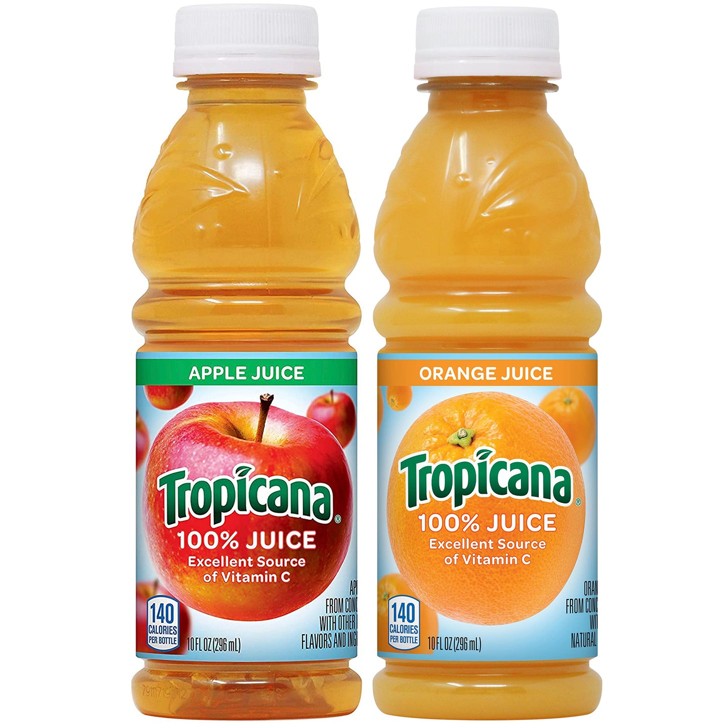 Tropicana 100% Juice 3-flavor Classic Variety Pack,10 Fl Oz (Pack of 24) - Collins Global Snack Store