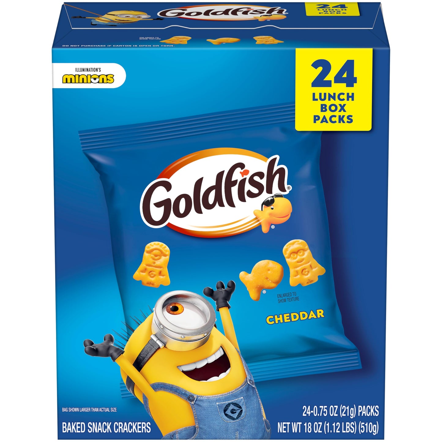Goldfish Crackers Big Smiles Variety Pack with Cheddar, Colors, and Pretzels, Snack Packs, 30 Ct - Collins Global Snack Store