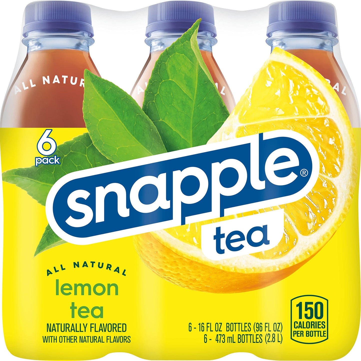 Snapple Zero Sugar Peach Tea, 16 fl oz recycled plastic bottle (Pack of 12) - Collins Global Snack Store