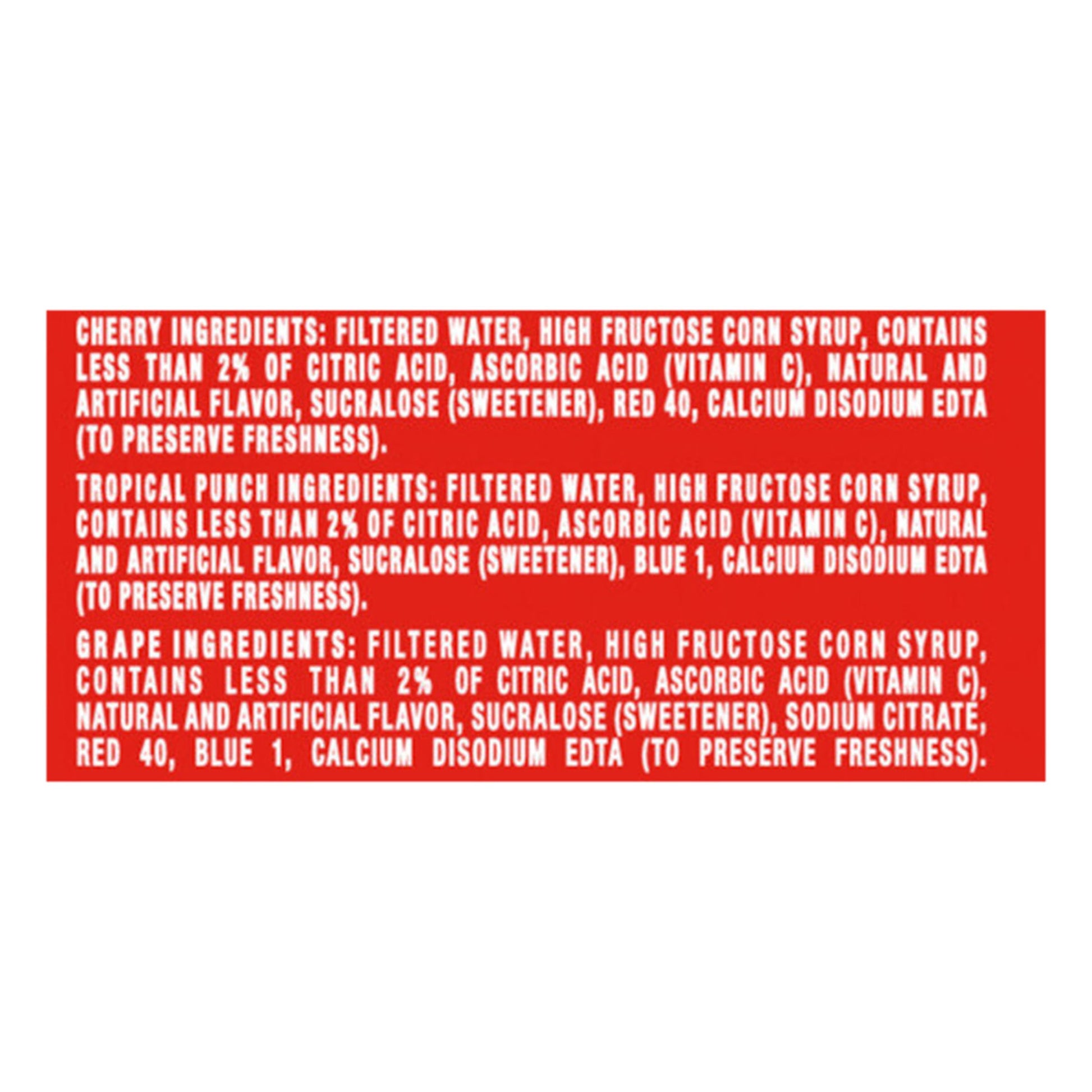 Kool-Aid Jammers Tropical Punch, Grape & Cherry Flavored 0% Juice Drink Variety Pack, 30 ct Box, 6 fl oz Pouches - Collins Global Snack Store