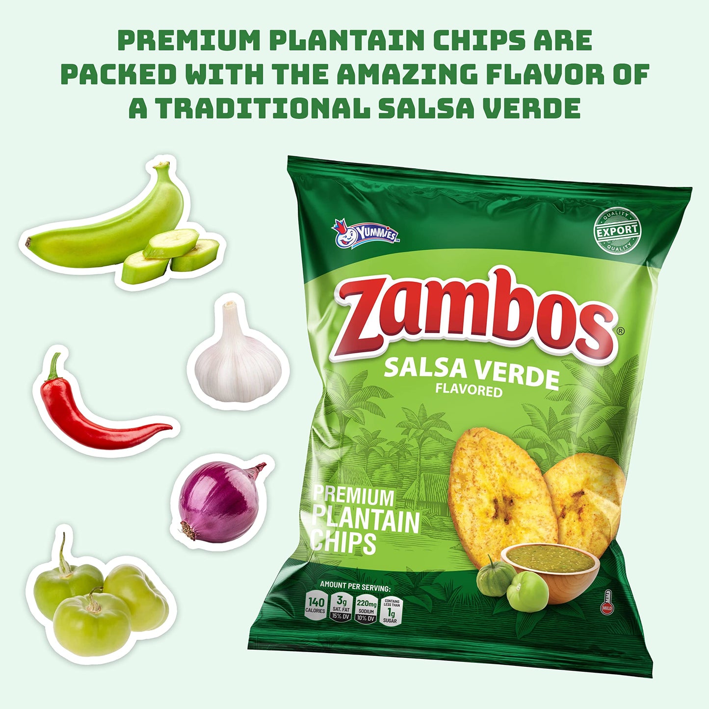 Zambos Plantain Chips Chile Limon (Pack of 1) - Collins Global Snack Store