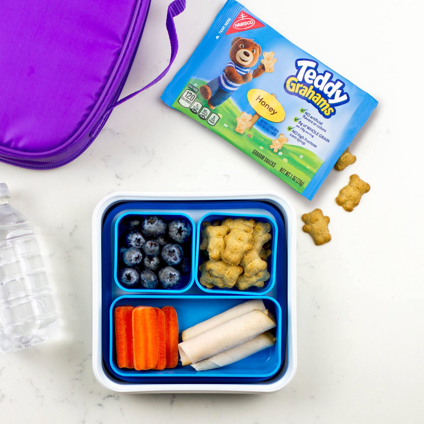 Nabisco Team Favorites Variety Pack, OREO Mini, CHIPS AHOY! Mini, Teddy Grahams Honey & Barnum's Animal Crackers, School Snacks, 30 Snack Packs - Collins Global Snack Store