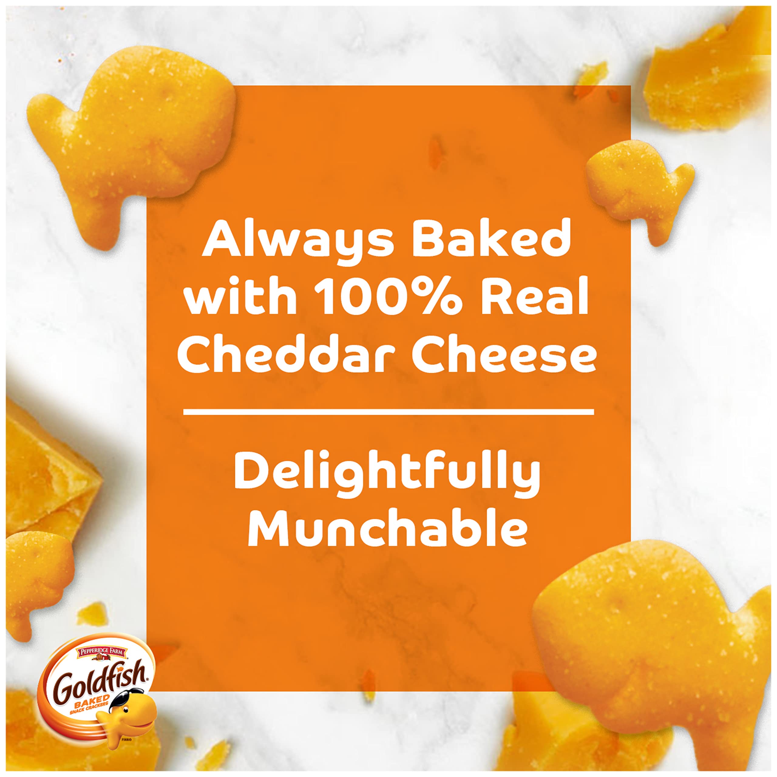 Goldfish Crackers Big Smiles Variety Pack with Cheddar, Colors, and Pretzels, Snack Packs, 30 Ct - Collins Global Snack Store