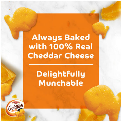 Goldfish Crackers Big Smiles Variety Pack with Cheddar, Colors, and Pretzels, Snack Packs, 30 Ct - Collins Global Snack Store