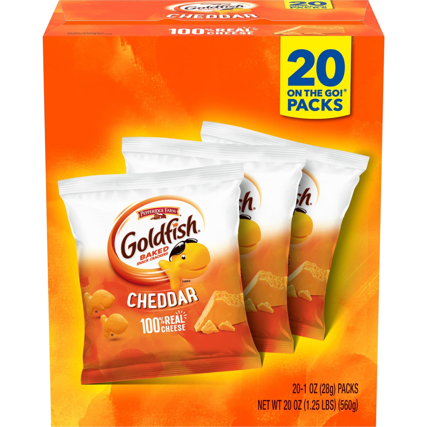 Goldfish Crackers Big Smiles Variety Pack with Cheddar, Colors, and Pretzels, Snack Packs, 30 Ct - Collins Global Snack Store