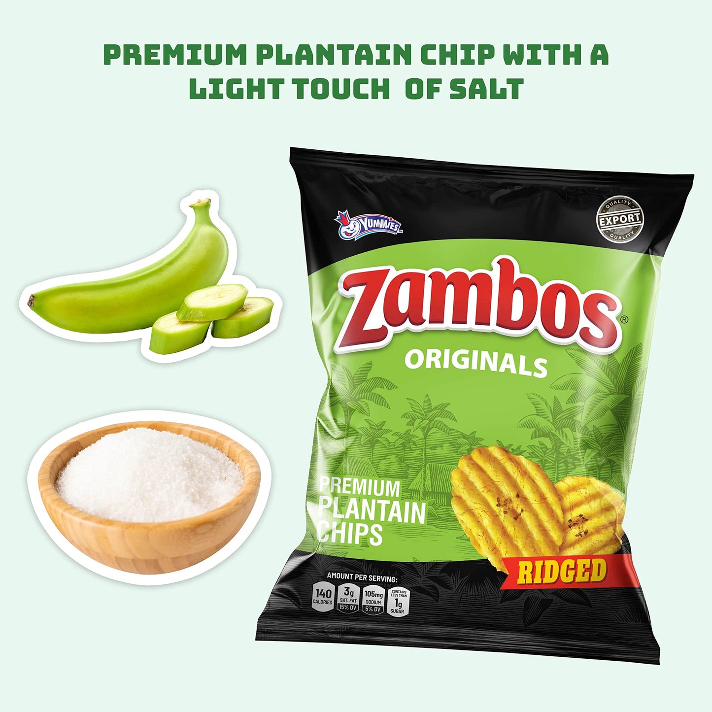 Zambos Plantain Chips Chile Limon (Pack of 1) - Collins Global Snack Store