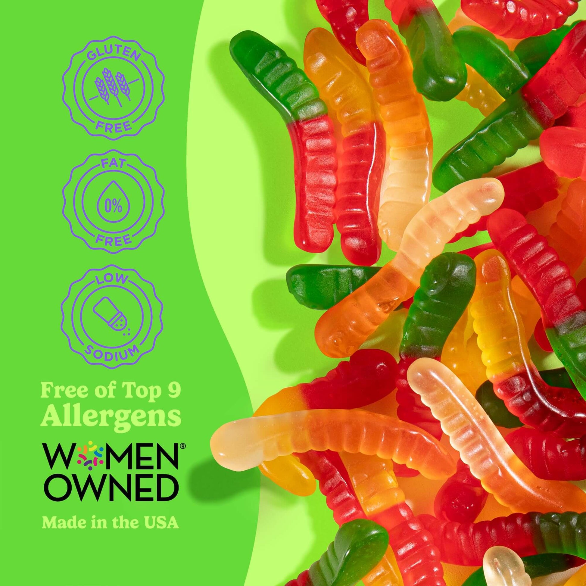 Albanese Confectionery Gummi Awesome Blossoms, 5 Pound Bag - Collins Global Snack Store