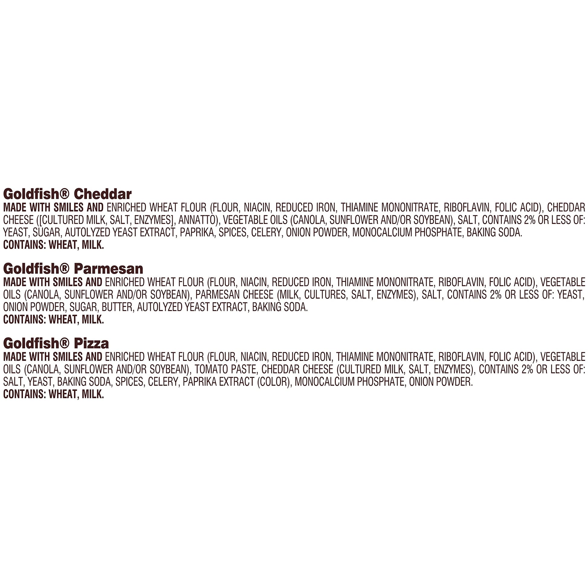 Goldfish Crackers Big Smiles Variety Pack with Cheddar, Colors, and Pretzels, Snack Packs, 30 Ct - Collins Global Snack Store