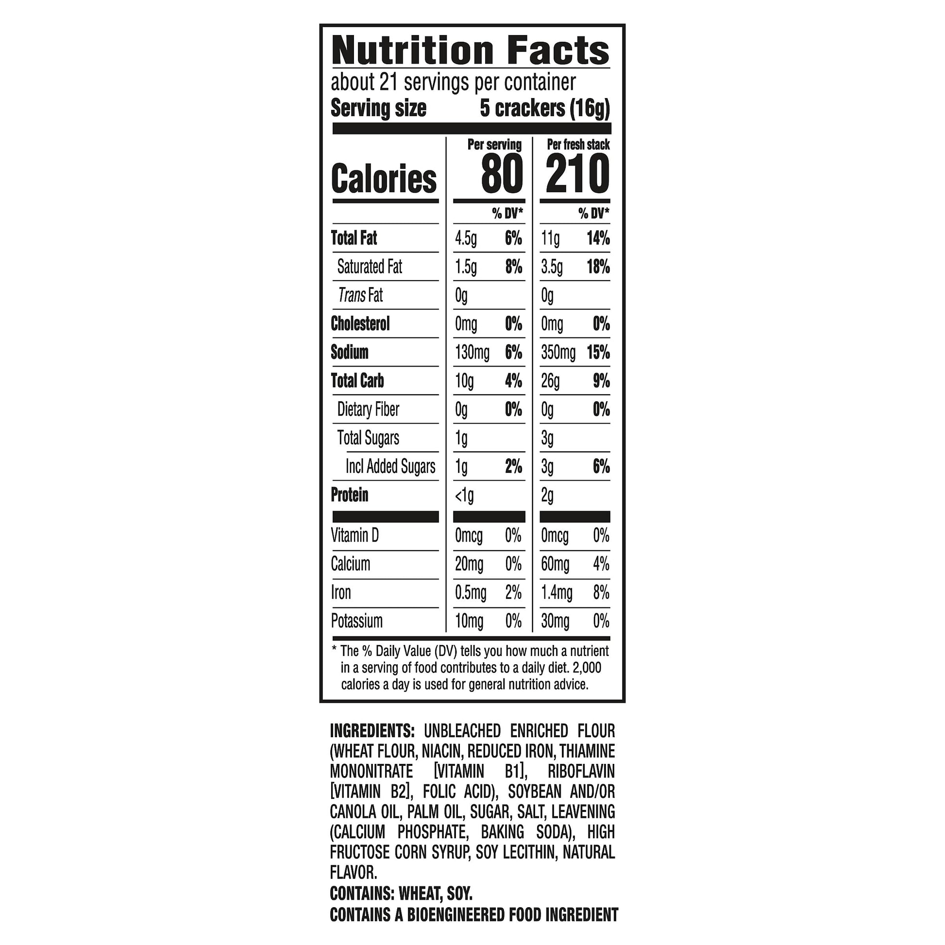 RITZ Fresh Stacks Original Crackers, Party Size, Travel Snacks, 23.7 oz (16 Multi Snack Packs) - Collins Global Snack Store