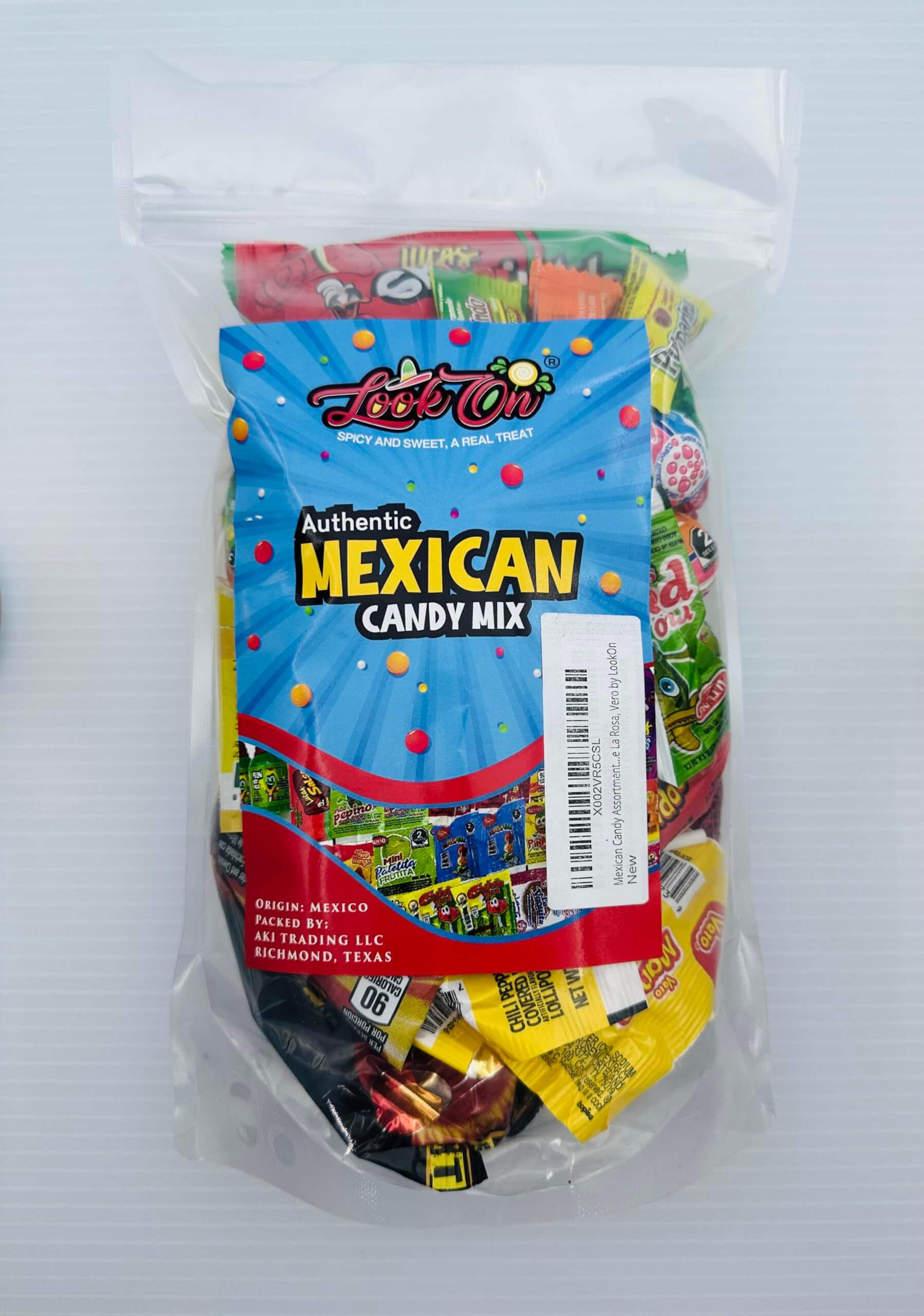 Mix Dulces Mexicanos surtidos candy, Such as Sweet, Sour and Chili with Tangy taste of our Variety Pack – Authentic Assortment Mexican candy (50 Count), by LookOn. - Collins Global Snack Store