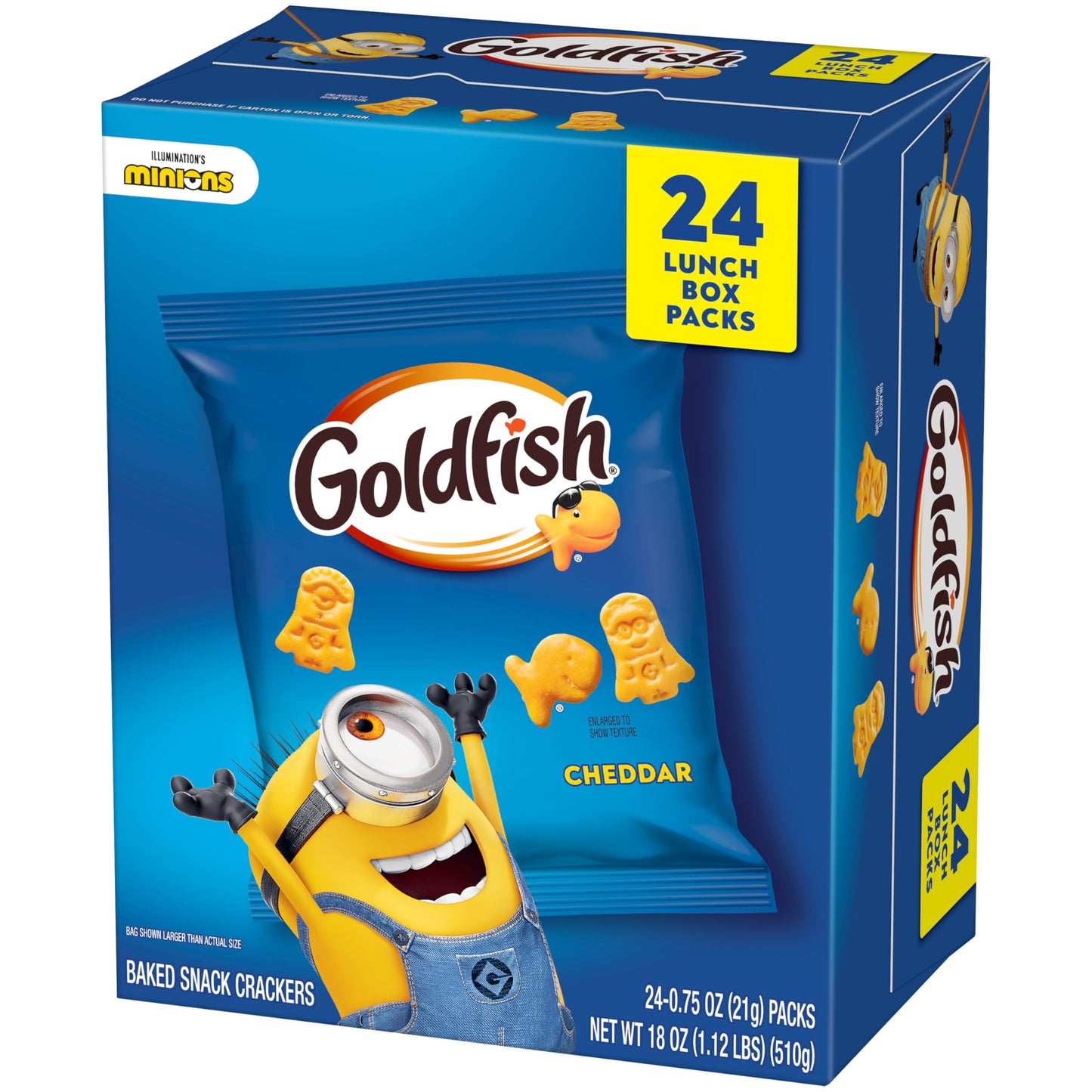 Goldfish Crackers Big Smiles Variety Pack with Cheddar, Colors, and Pretzels, Snack Packs, 30 Ct - Collins Global Snack Store