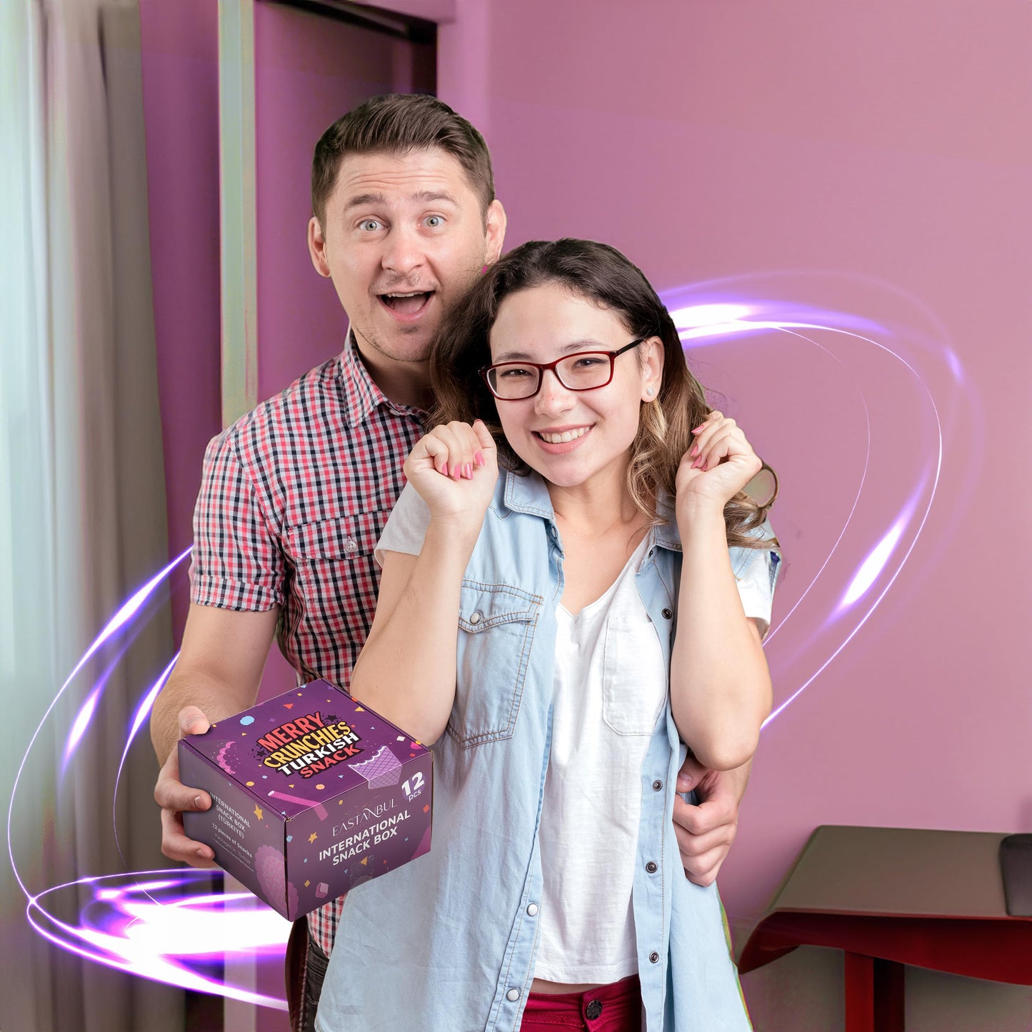 Eastanbul International Snack Box, Premium 12 Full-Size Foreign Snack Box, From Around The World International, Sweet, Savory, Chewy, Crunchy - Collins Global Snack Store