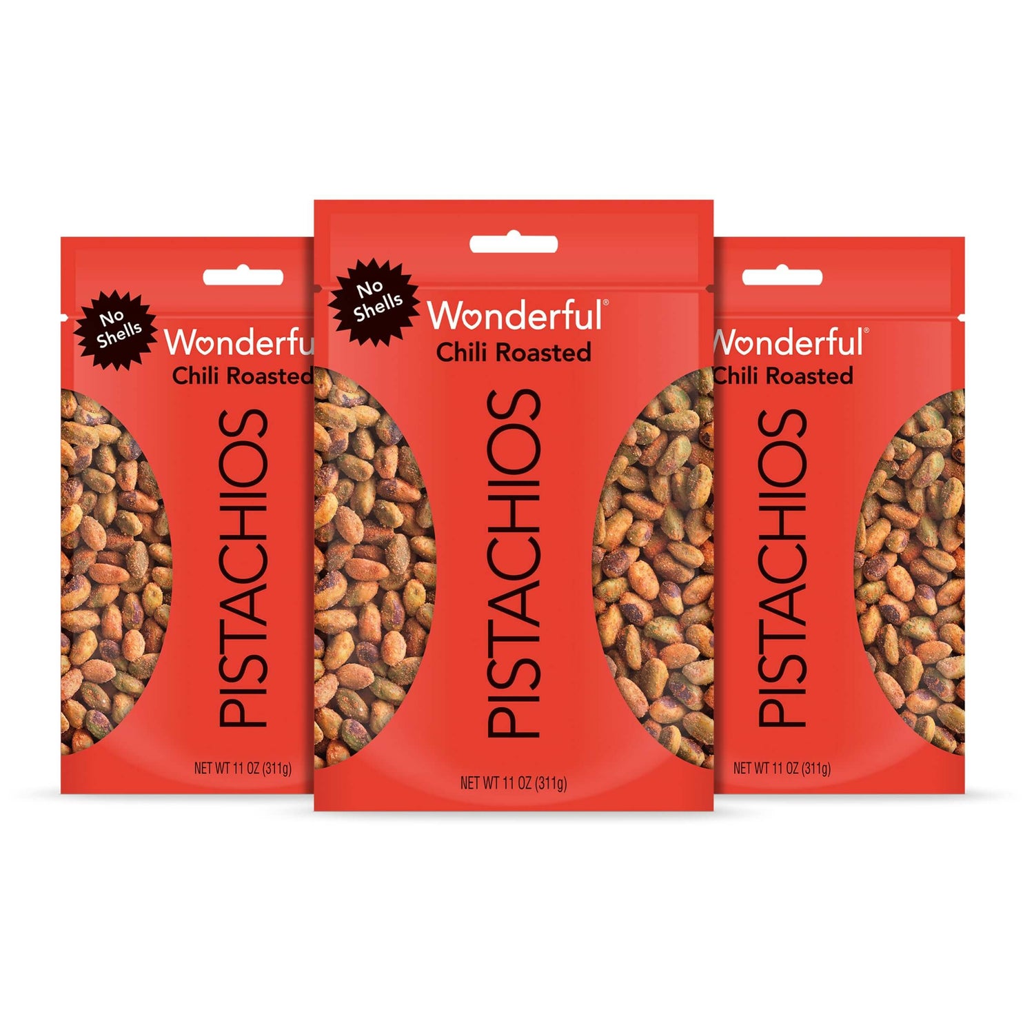 Wonderful Pistachios No Shells, 3 Flavors Mixed Variety Pack of 9 (0.75 Ounce), Roasted &amp; Salted Nuts (4), Chili (3), Honey (2), Protein Snacks, Gluten Free, Pantry Staples, Healthy Snacks Variety Pack for Adults, Stocking Stuffers - Collins Global Snack Store
