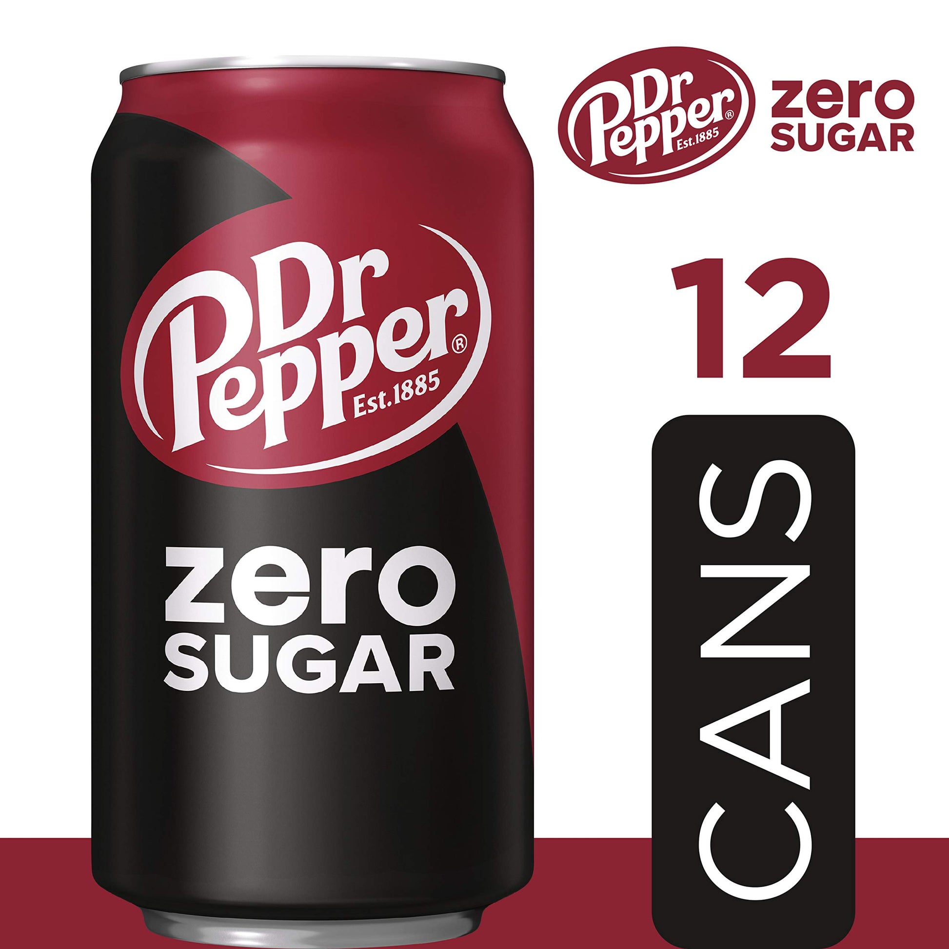 Dr Pepper Soda, 12 fl oz cans, 12 pack - Collins Global Snack Store