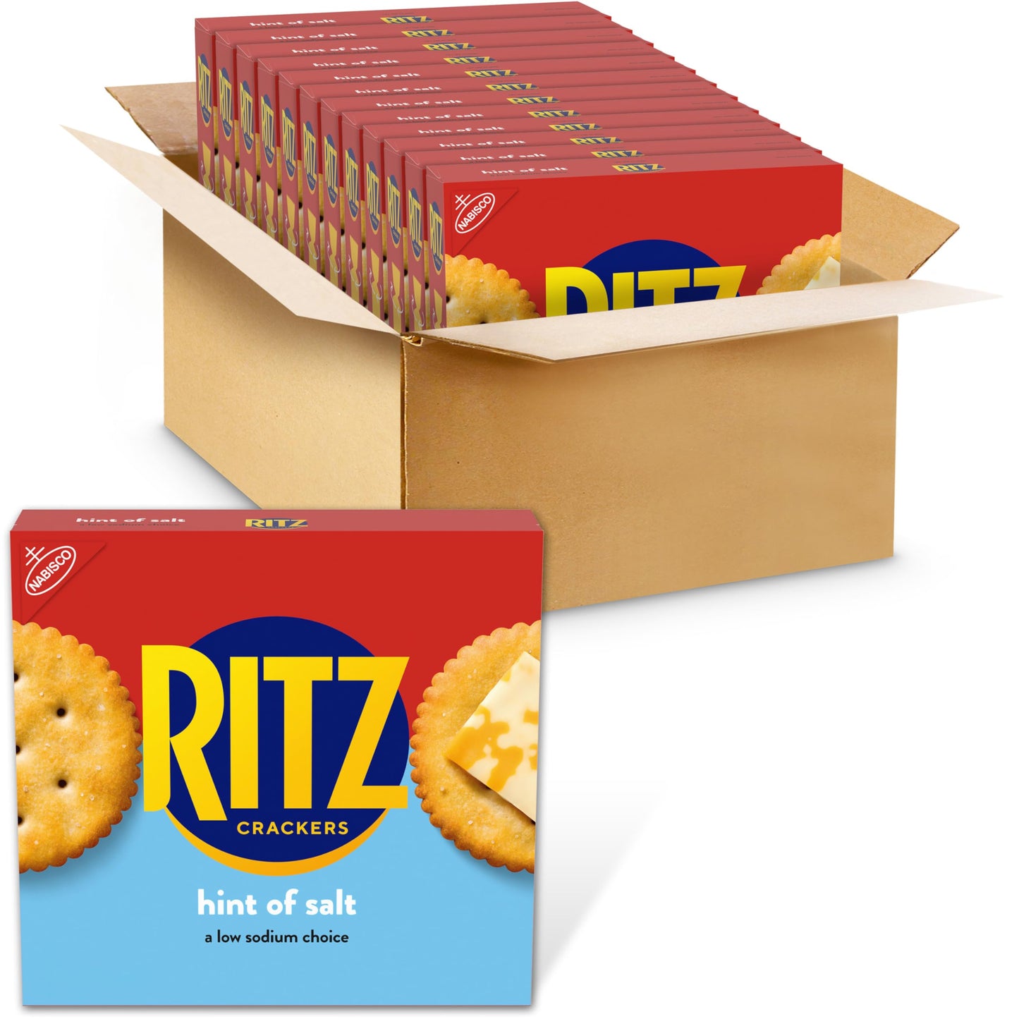 RITZ Fresh Stacks Original Crackers, Party Size, Travel Snacks, 23.7 oz (16 Multi Snack Packs)