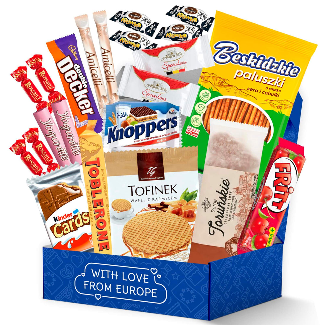 European Snack Box – 22 Authentic Snacks from Italy, Germany, Poland, Netherlands, Belgium, Switzerland, UK, Curated International Treats for a Delicious Taste Adventure - Collins Global Snack Store